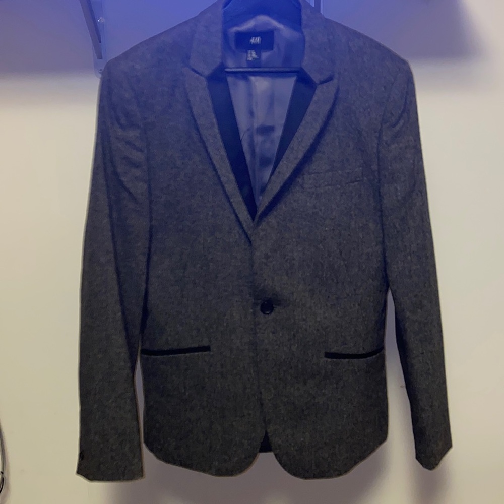 H&M dark grey/black blazer size 38R